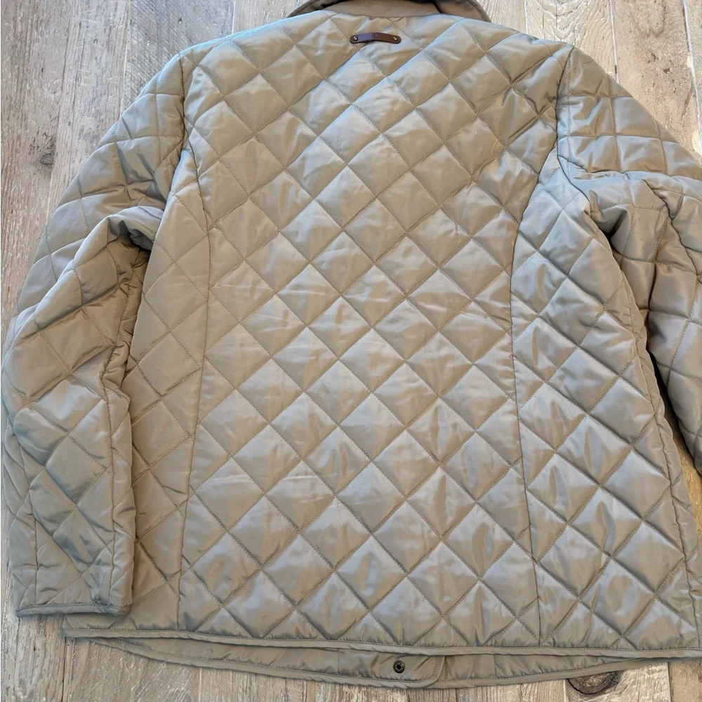 Ralph Lauren Quilted Tan Jacket XL - Picture 9 of 10
